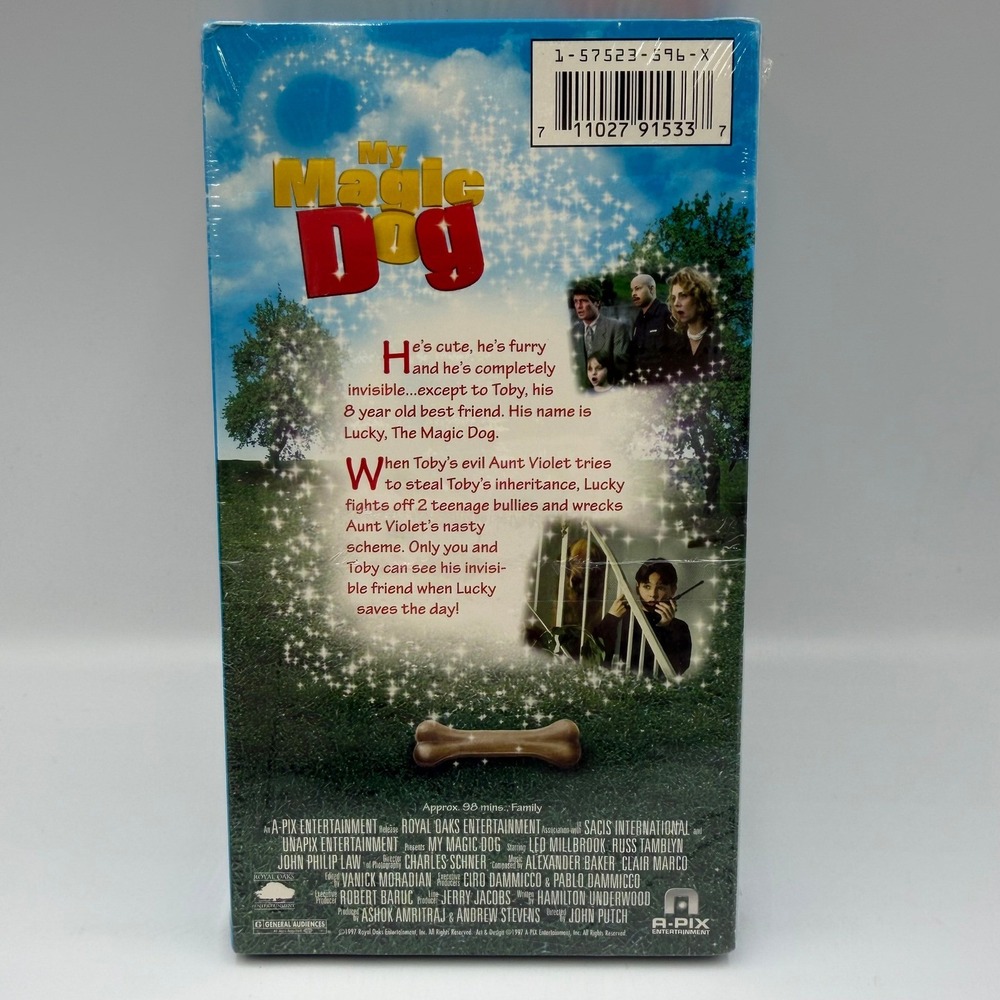 My Magic Dog VHS 1997 Family Movie New Sealed A-Pix Entertainment UPX79153 - Picture 2 of 4